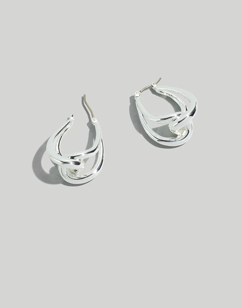 商品Madewell|Vintage Knot Hoop Earrings,价格¥75,第1张图片