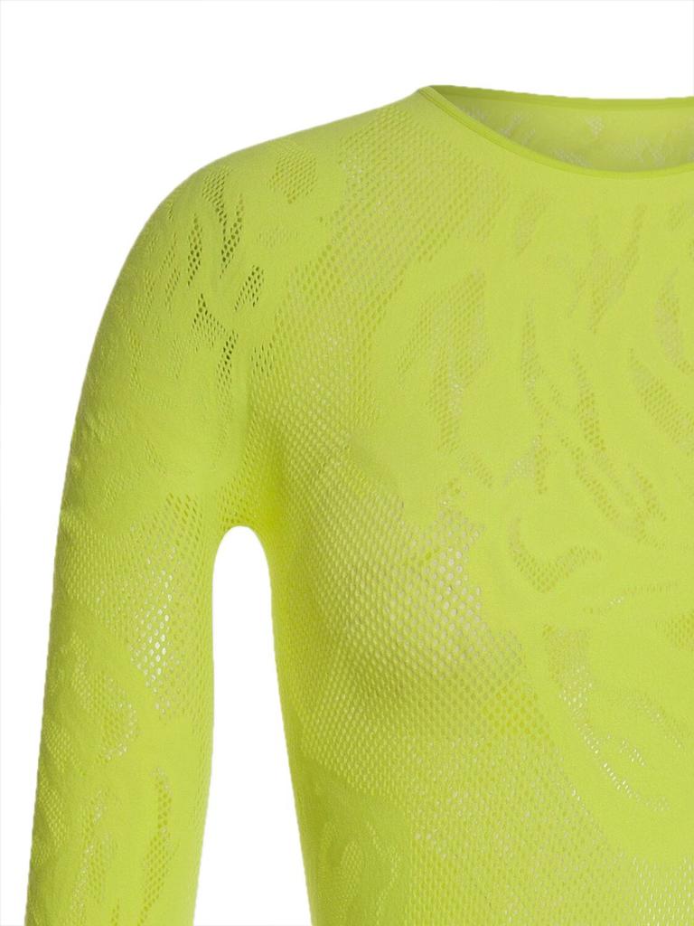 Rose Fishnet Long Sleeved Top商品第3张图片规格展示