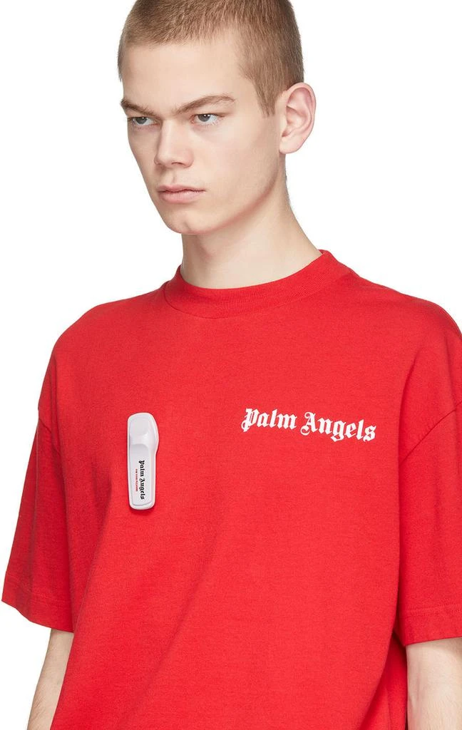 商品Palm Angels|Red New Basic T-Shirt,价格¥1607,第4张图片详细描述