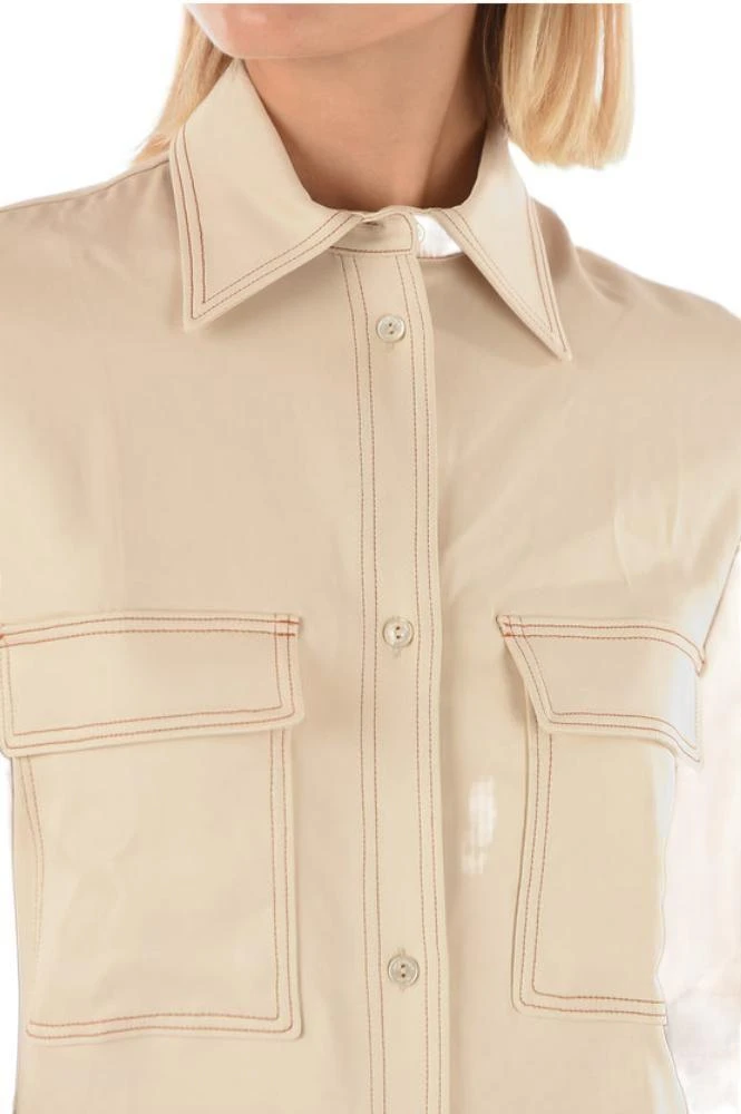 商品AGNONA|Agnona women's beige other materials shirt,价格¥3288,第3张图片详细描述