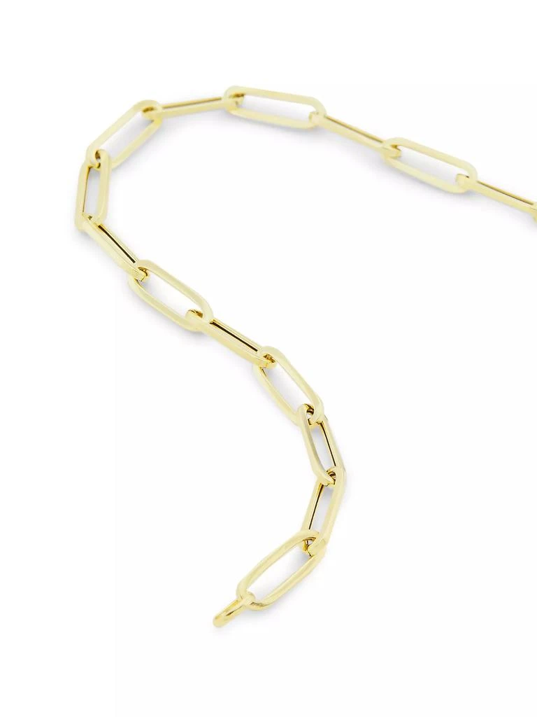 商品Saks Fifth Avenue Collection|14K Yellow Gold Paper Clip Chain Bracelet,价格¥3254,第4张图片详细描述