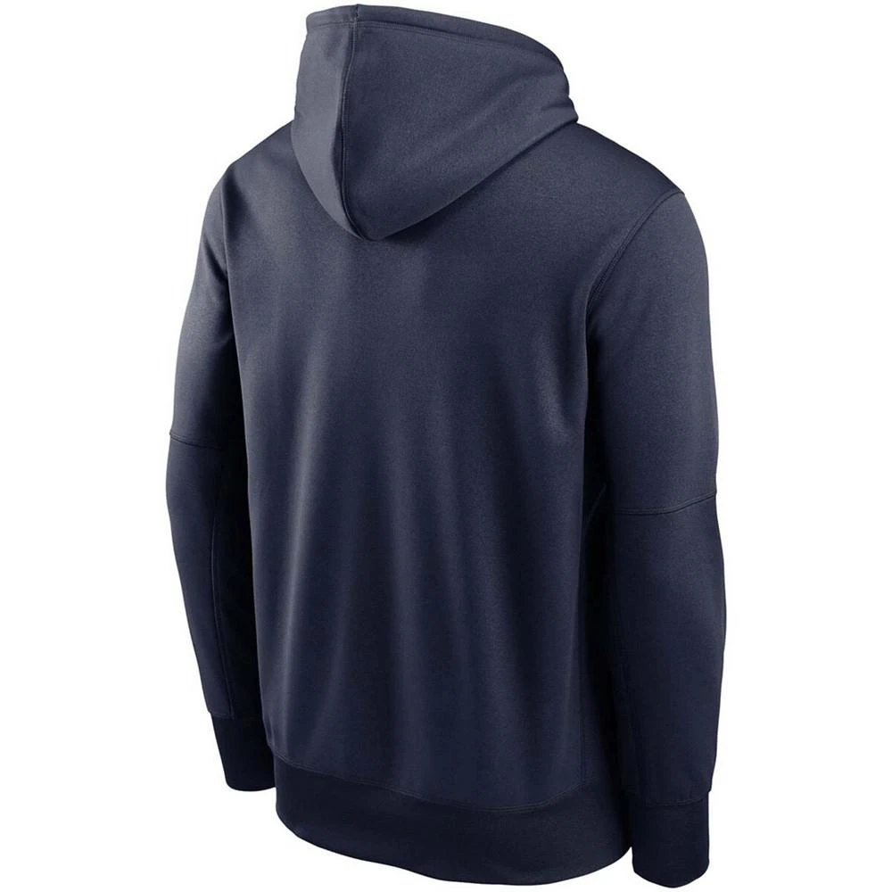 商品NIKE|Men's Navy New England Patriots Fan Gear Wordmark Performance Pullover Hoodie,价格¥464,第3张图片详细描述