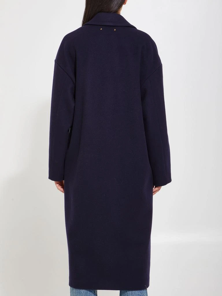 商品Golden Goose|Blue wool coat,价格¥3695,第3张图片详细描述