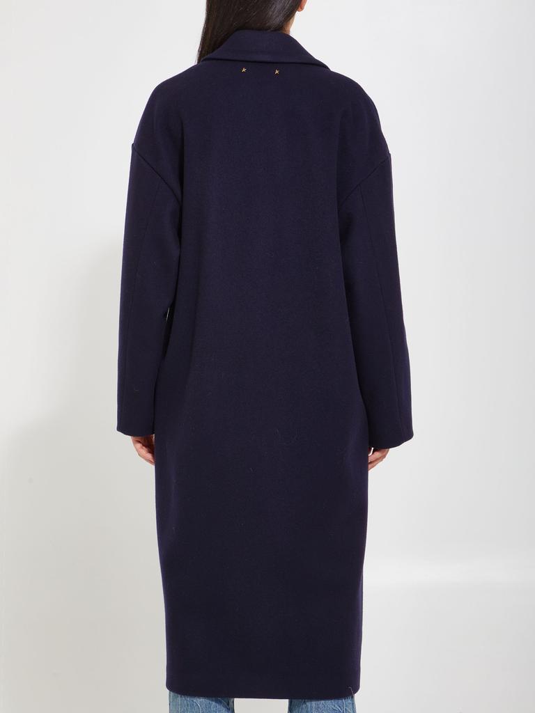 商品Golden Goose|Blue wool coat,价格¥3620,第5张图片详细描述