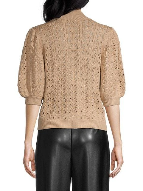 商品Elie Tahari|Merino Wool Puff Sleeve Sweater,价格¥389,第5张图片详细描述
