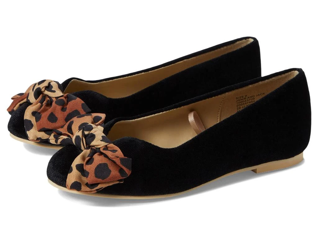 商品Janie and Jack|Leopard Bow Flat (Toddler/Little Kids/Big Kids),价格¥216,第1张图片