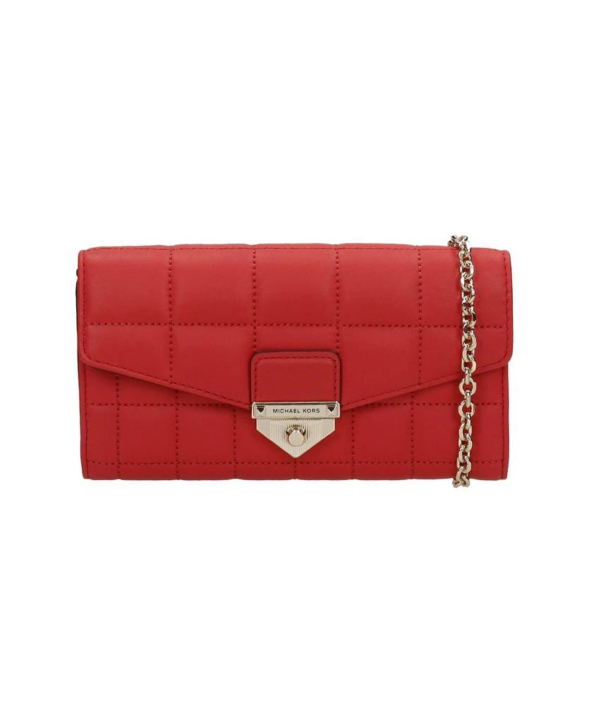 商品Michael Kors|Soho Shoulder Bag In Red Leather,价格¥1433,第1张图片