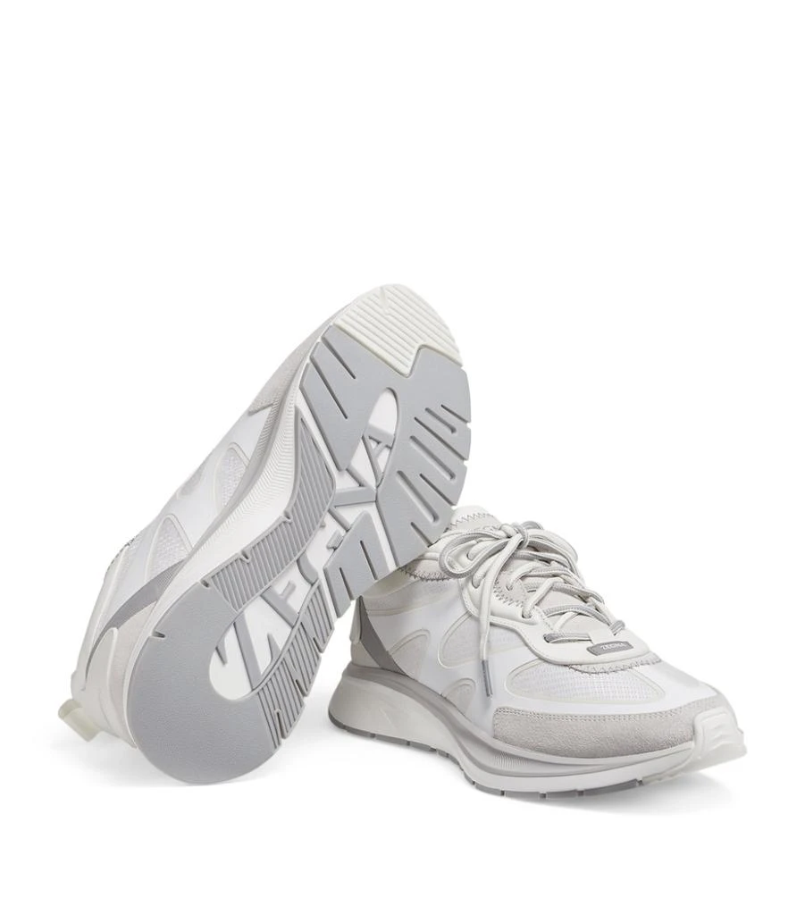 商品Zegna|Leather Lace-Up Sneakers,价格¥4994,第4张图片详细描述