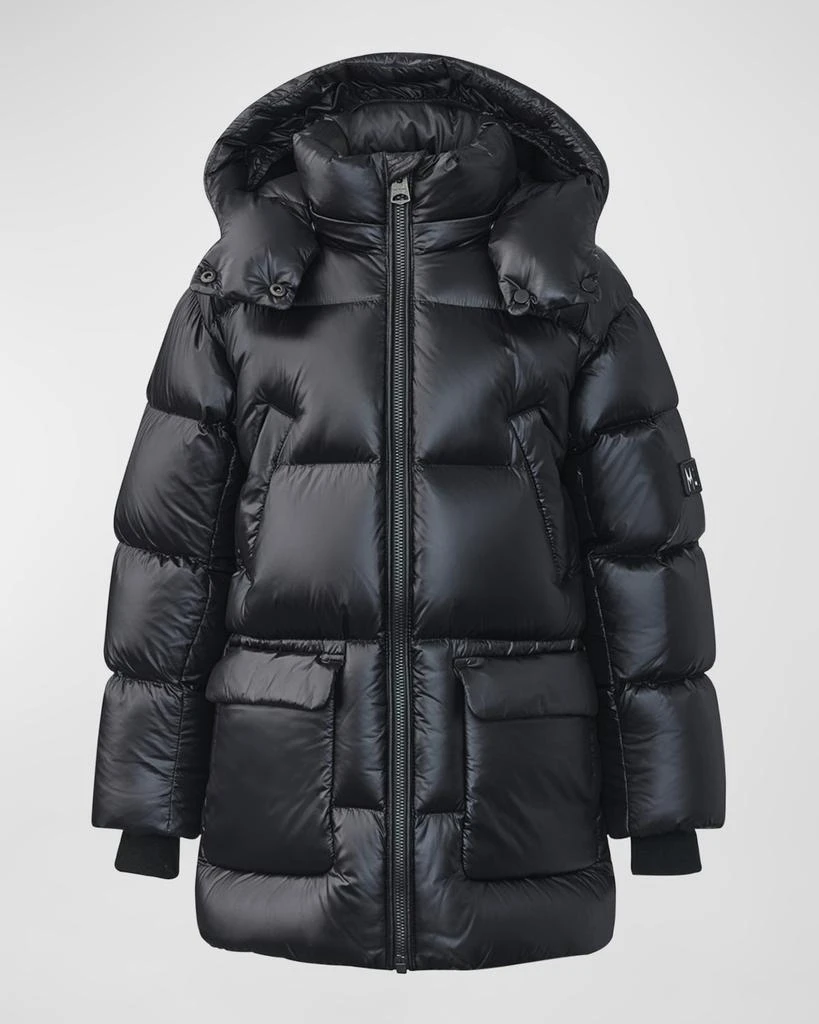 商品Mackage|Kid's Kennie Puffer Hooded Parker,价格¥3867,第1张图片