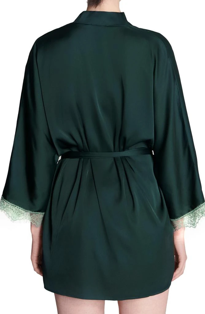 Lace Trim Satin Robe 商品