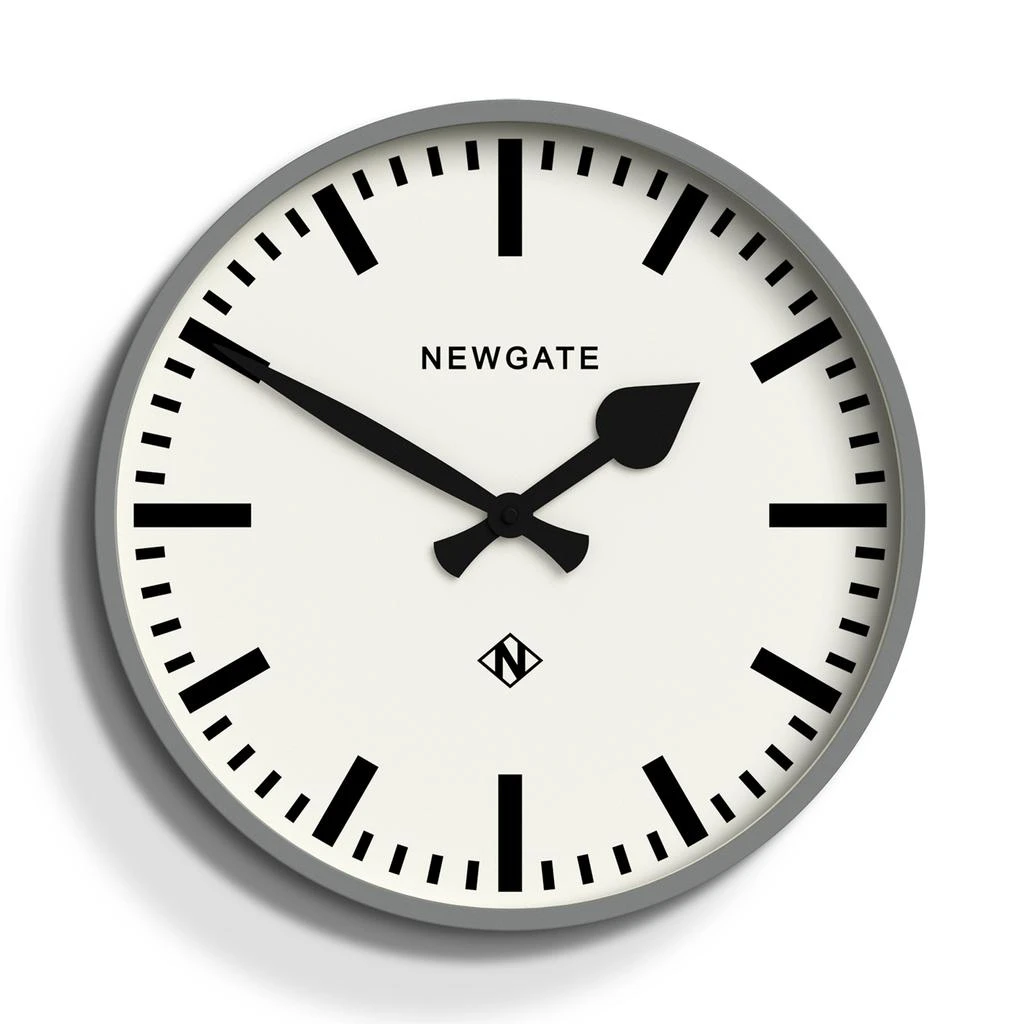 商品Newgate|Number Three Railway Wall Clock - Black,价格¥390,第1张图片