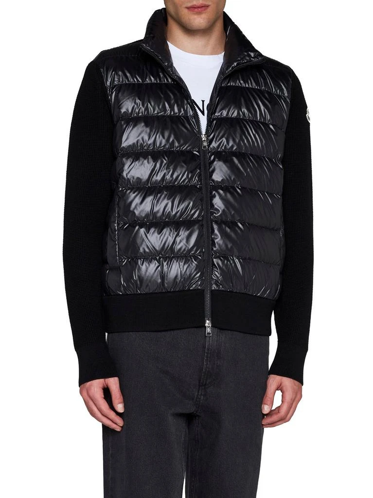 商品Moncler|Moncler Logo Patch Zip-Up Padded Jacket,价格¥6583,第2张图片详细描述