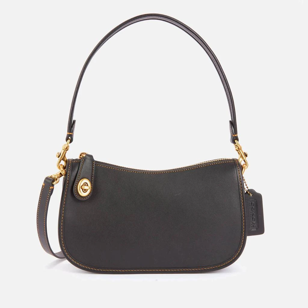 商品Coach|Coach Women's The Coach Originals Glovetanned Leather Swinger Bag - Black,价格¥2604,第1张图片