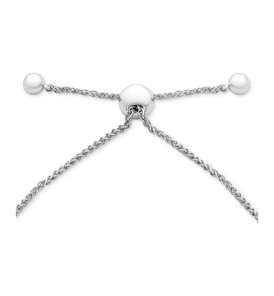 商品Macy's|Diamond Cluster Bolo Bracelet (1/5 ct. t.w.) in Sterling Silver,价格¥613,第4张图片详细描述