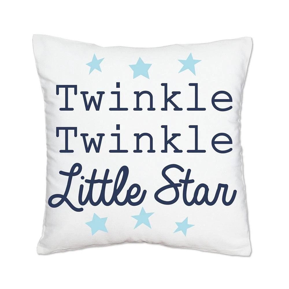 商品Big Dot of Happiness|Twinkle Twinkle - Decor Cushion Case Throw Pillow Cover - 16 x 16 In,价格¥157,第1张图片