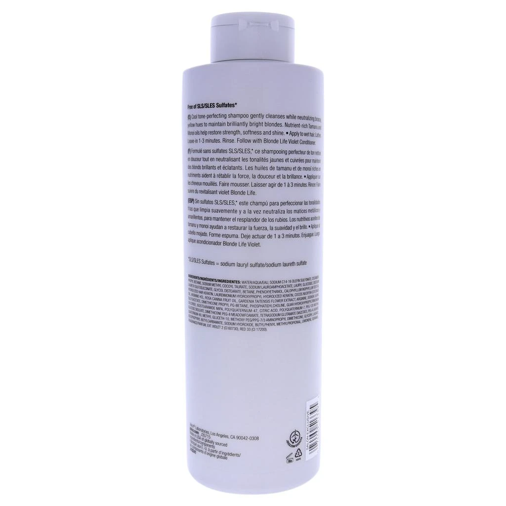 商品JOICO|Blonde Life Violet Shampoo For Unisex 33.8 oz Shampoo,价格¥286,第2张图片详细描述