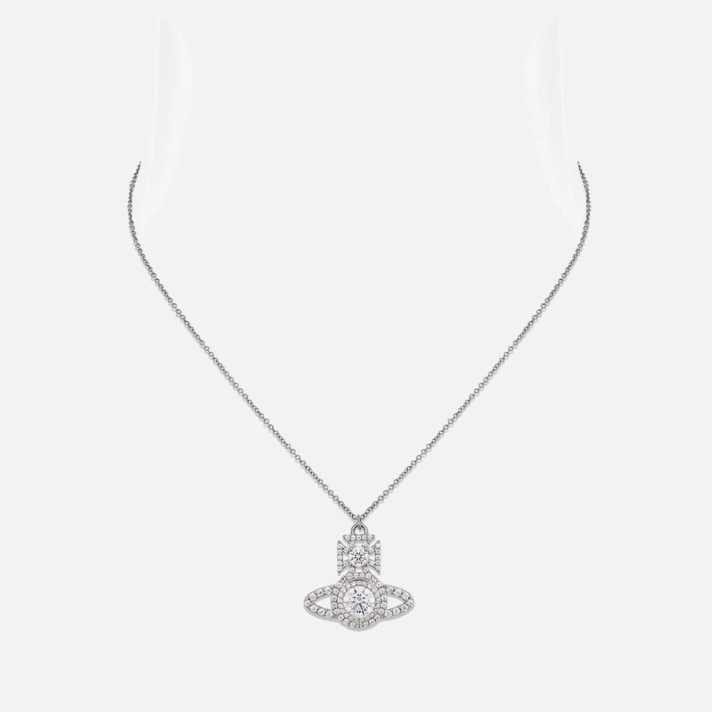商品Vivienne Westwood|Vivienne Westwood Norabelle Silver-Tone Cubic Zirconia Necklace,价格¥1547,第2张图片详细描述