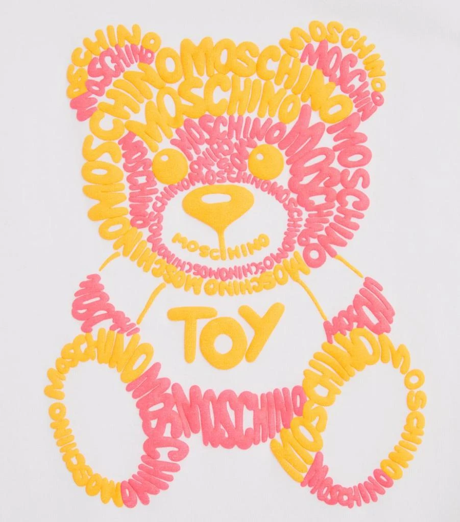 商品Moschino|Teddy Bear T-Shirt Dress (4-14 Years),价格¥698,第3张图片详细描述