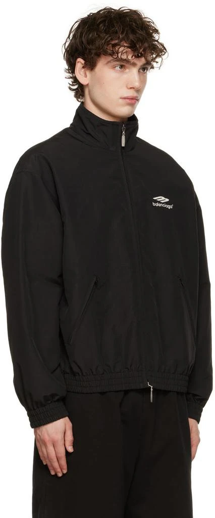 商品Balenciaga|Black Sporty B Tracksuit Jacket,价格¥9168,第2张图片详细描述