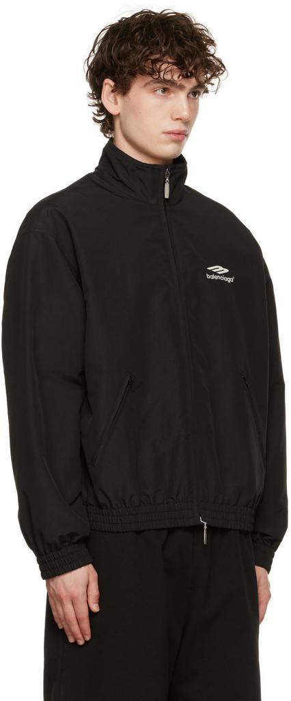商品Balenciaga|Black Sporty B Tracksuit Jacket,价格¥11061,第4张图片详细描述