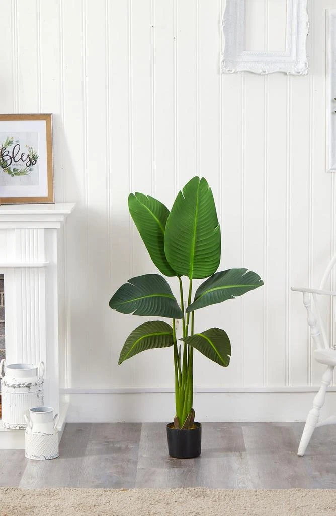 商品NEARLY NATURAL|45" Travelers Palm Artificial Palm Tree,价格¥773,第4张图片详细描述