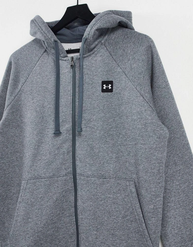 商品Under Armour|Under Armour Training Rival fleece full zip hoodie in grey,价格¥362,第3张图片详细描述