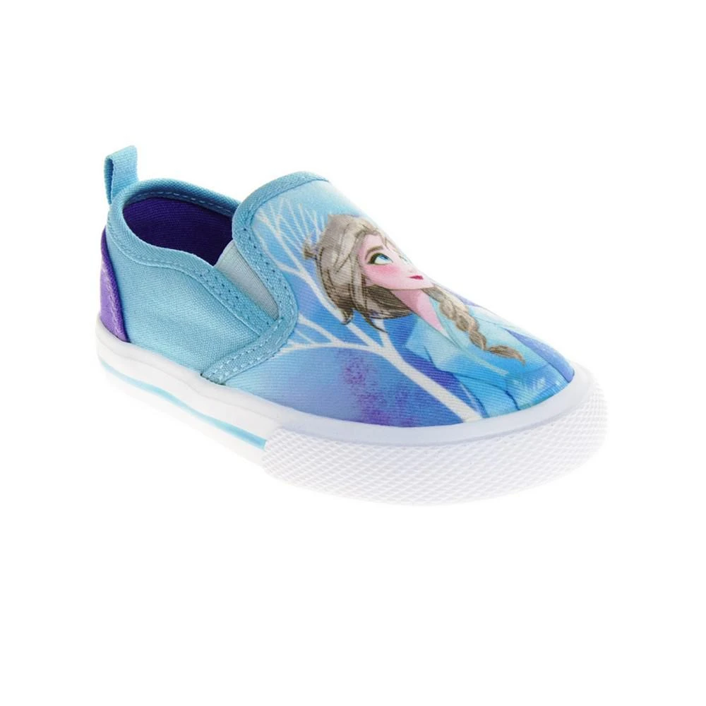 商品Disney|Little Girls Frozen Slip On Canvas Sneakers,价格¥258,第1张图片