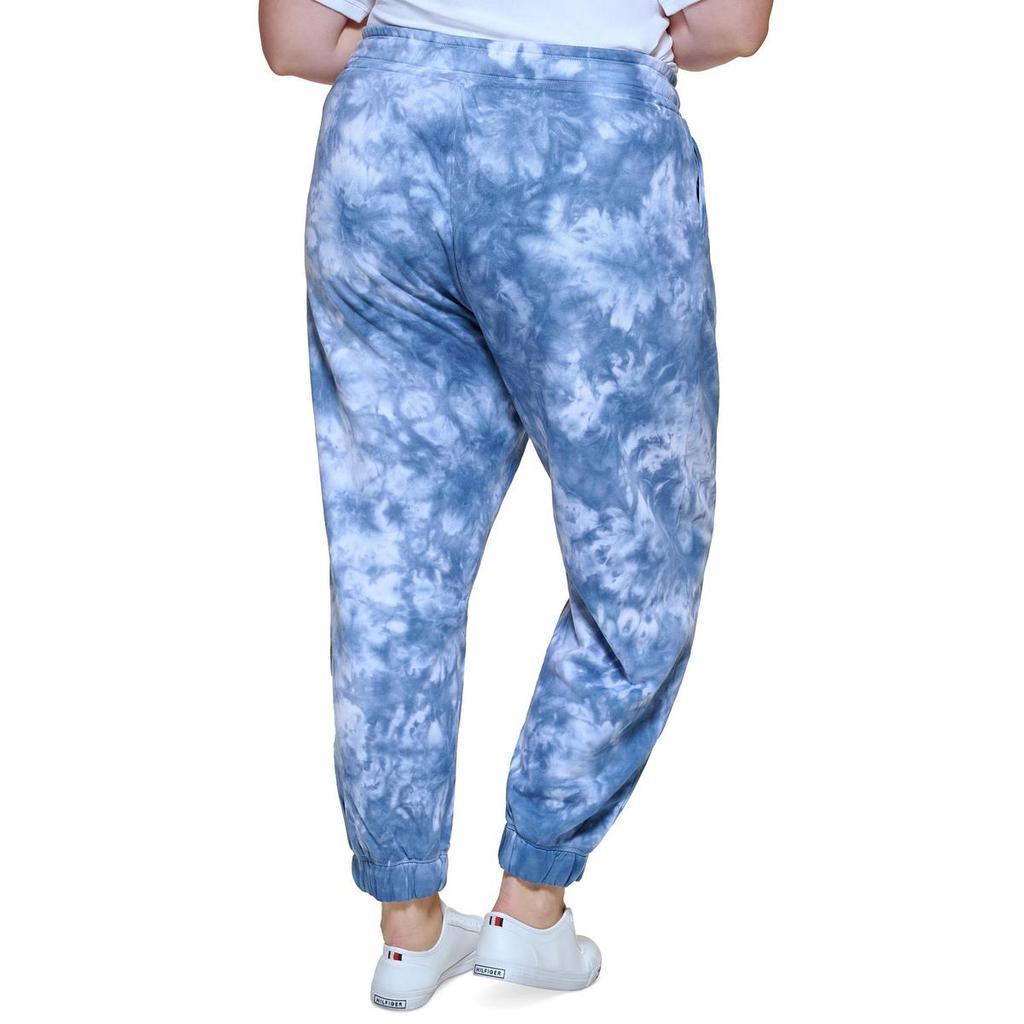 商品Tommy Hilfiger|Tommy Hilfiger Sport Womens Plus Logo Tie Dye Jogger Pants,价格¥173,第4张图片详细描述