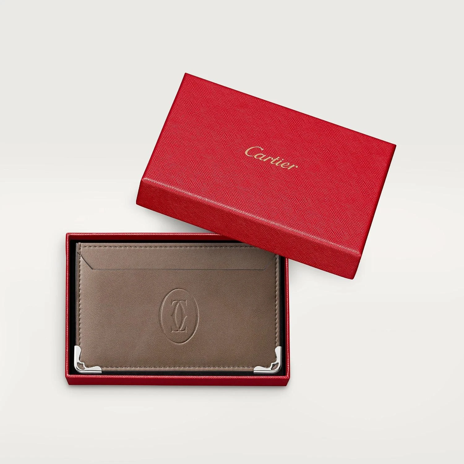 包邮包税【预售7天发货】 CARTIER 23秋冬 女士 钥匙包 MUST DE CARTIER系列小皮具，卡片夹 棕色 非动物性材质 L3001971 商品