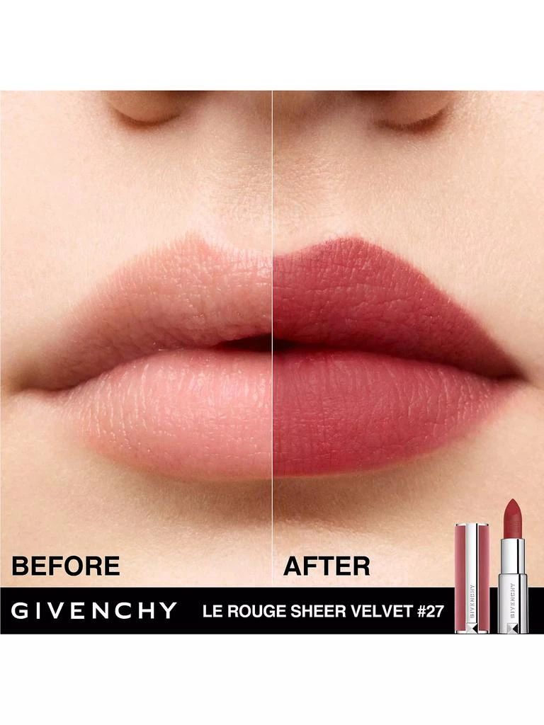 商品Givenchy|Le Rouge Sheer Velvet Lipstick,价格¥331,第4张图片详细描述