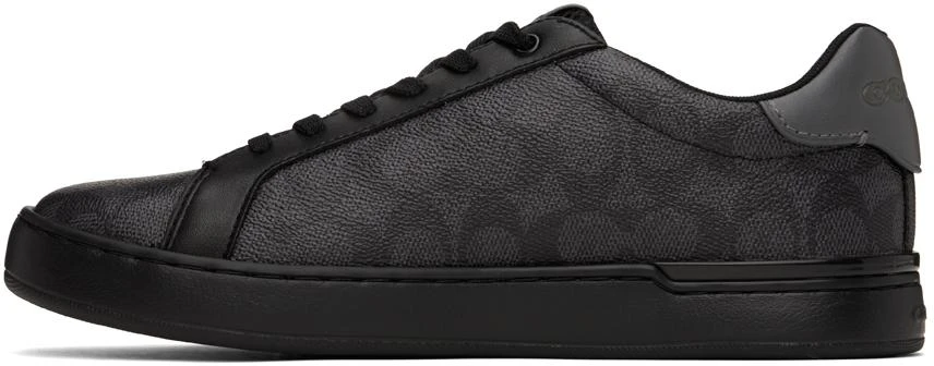 商品Coach|Black Lowline Low Top Sneakers,价格¥960,第3张图片详细描述