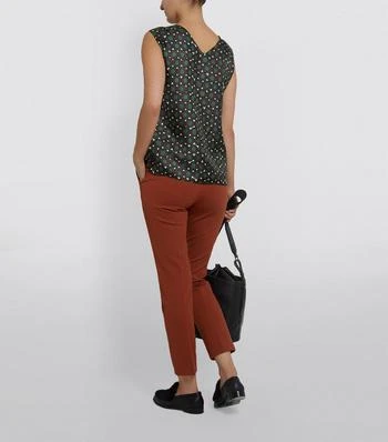 商品Max Mara|Silk Geometric Sleeveless Top,价格¥2689,第2张图片详细描述