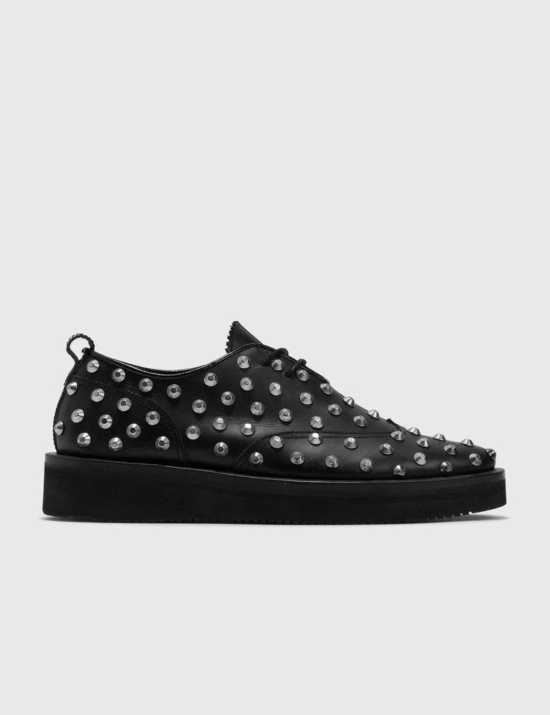 商品[二手商品] Kids Love Gaite|Kids Love Gaite Black Studs Leather Shoe,价格¥1688,第1张图片