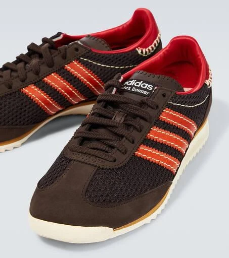 商品Adidas|x Wales Bonner SL72绒面革针织运动鞋,价格¥1045,第3张图片详细描述