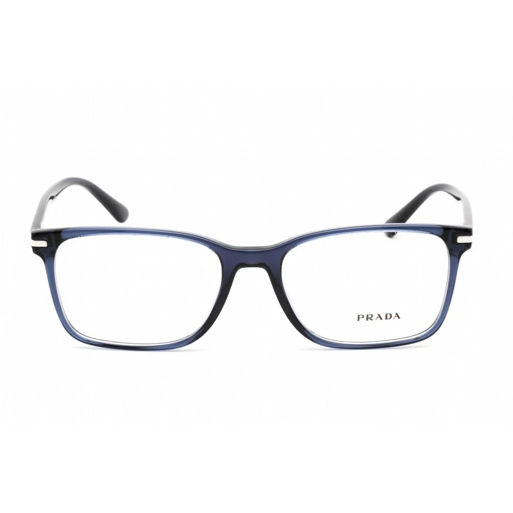 商品Prada|Prada Women's Eyeglasses - Blue Crystal Plastic Rectangular Frame | 0PR 14WV 08Q1O1,价格¥783,第2张图片详细描述