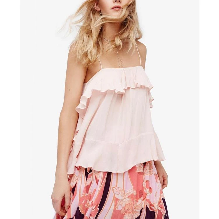 商品Free People|Cascades Ruffled Camisole,价格¥113,第2张图片详细描述