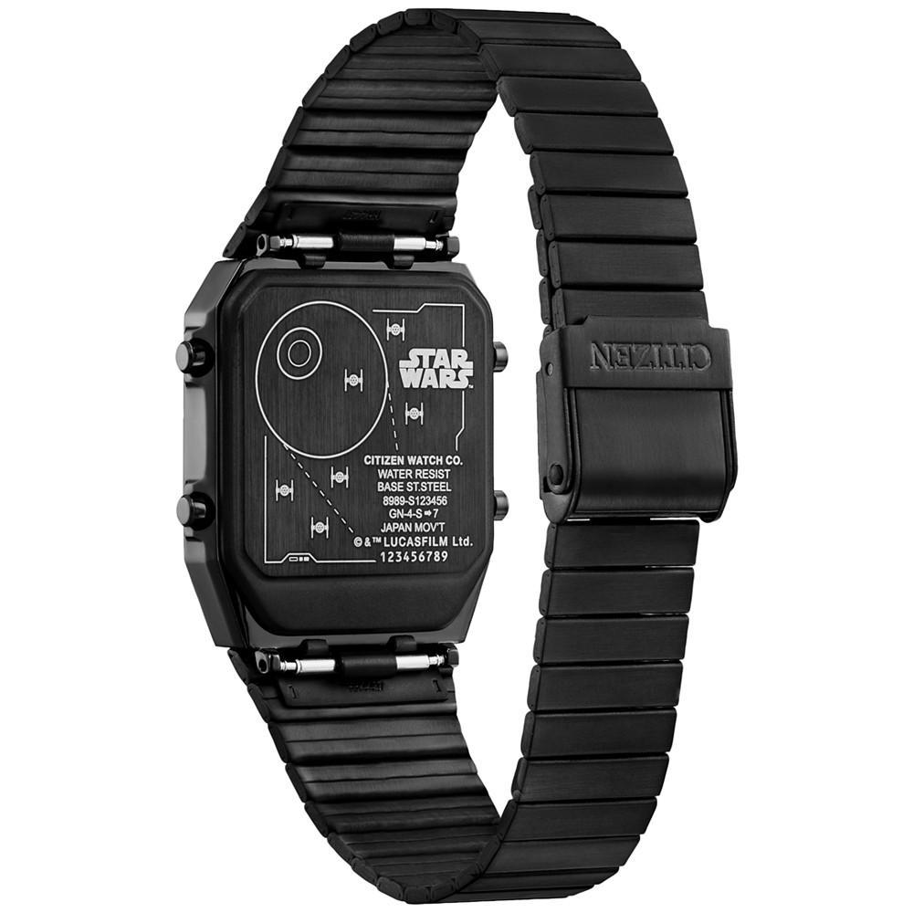 商品Citizen|Trench Run Analog-Digital Black Stainless Steel Bracelet Watch 33mm,价格¥1769,第5张图片详细描述