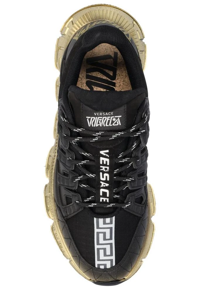 商品Versace|Versace Trigreca Lace-Up Sneakers,价格¥3225,第4张图片详细描述