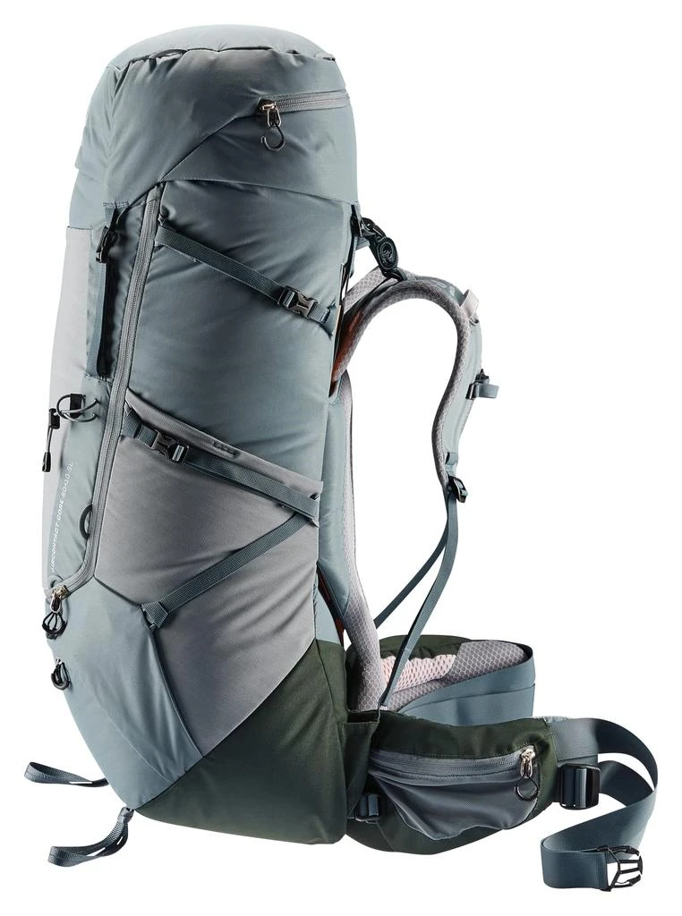 商品Deuter|Deuter Women's Aircontact Core 60+10L SL Hiking Backpack - Shale-Ivy,价格¥2215,第4张图片详细描述