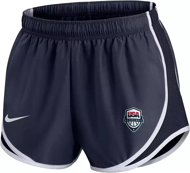 商品NIKE|Nike Women's USA 2024 Tempo Navy Shorts,价格¥118,第1张图片