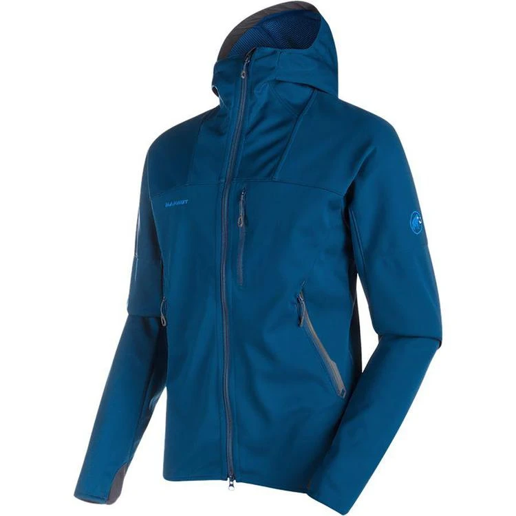 商品Mammut|Ultimate Hooded Softshell Jacket - Men's 男士外套,价格¥2083,第1张图片