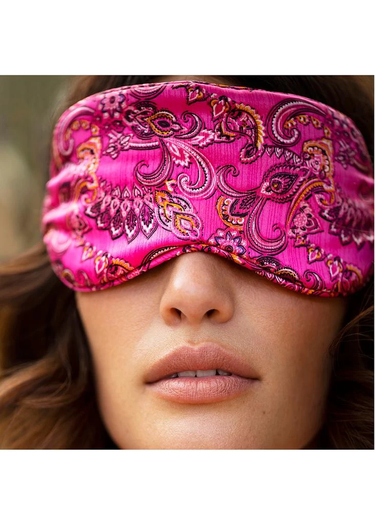 商品Slip|X Alice + Olivia Pure Silk Sleep Mask - Spring Paisley,价格¥452,第5张图片详细描述