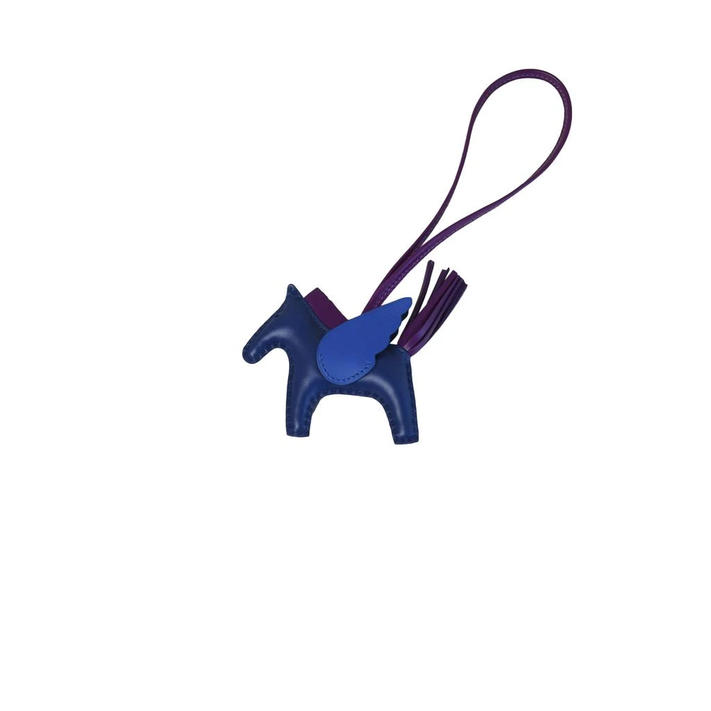 商品Hermes|Hermes Rodeo Pegasus PM Charm Blue Purple,价格¥7357,第1张图片