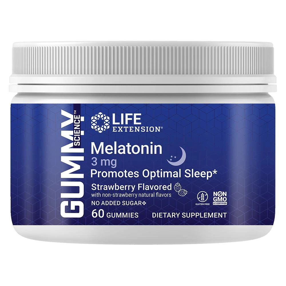 商品Life Extension|Life Extension Gummy Science Melatonin, 60 gummies - 3 mg,价格¥132,第1张图片