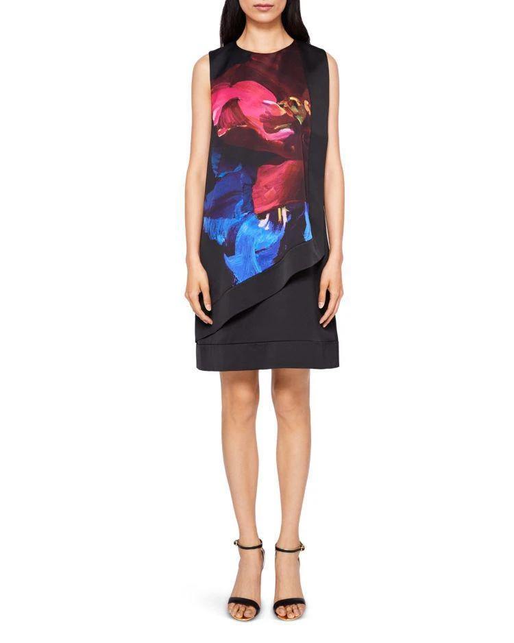 商品Ted Baker London|Ted Baker Keeba Impressionist Bloom Layered Dress,价格¥1029,第1张图片