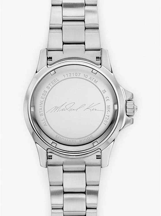 商品Michael Kors|Limited-Edition Oversized Everest Two-Tone Pavé Silver-Tone Watch,价格¥3881,第4张图片详细描述