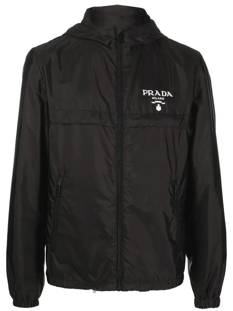 商品Prada|PRADA hooded zip-up jacket,价格¥9600,第1张图片