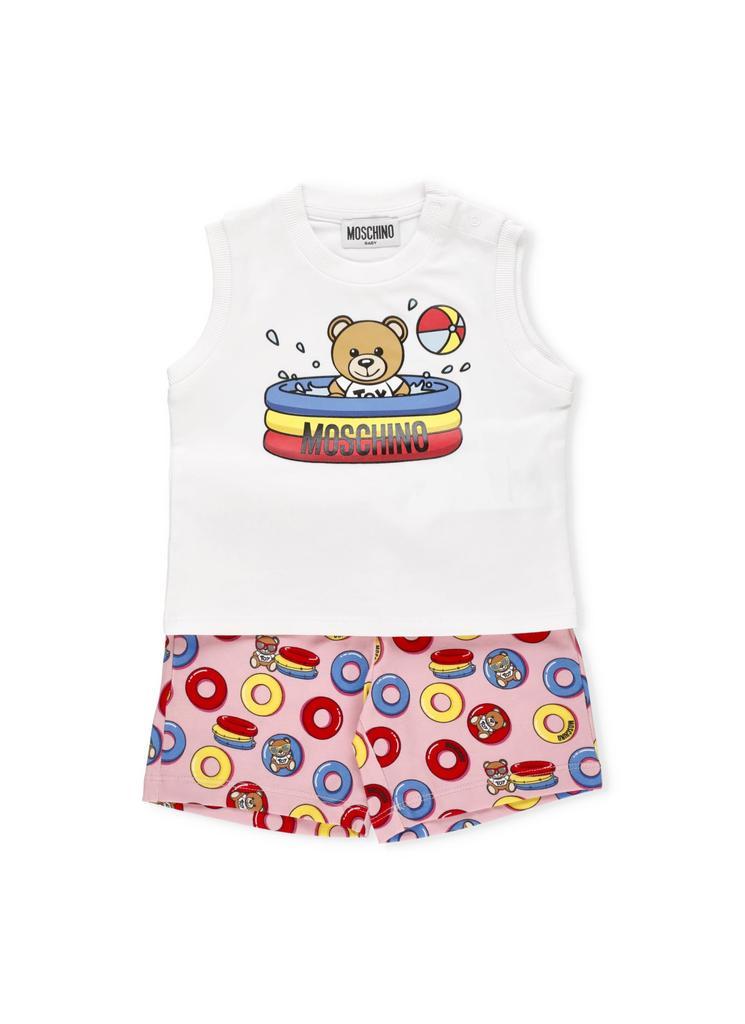 商品Moschino|Moschino Baby Pool Teddy Bear Set,价格¥1013,第1张图片