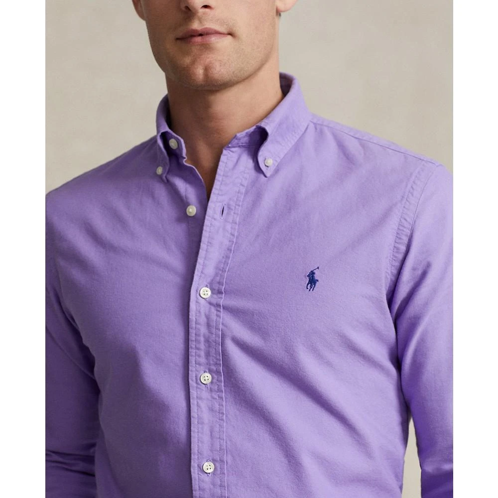 商品Ralph Lauren|Men's The Iconic Cotton Oxford Shirt,价格¥566,第3张图片详细描述