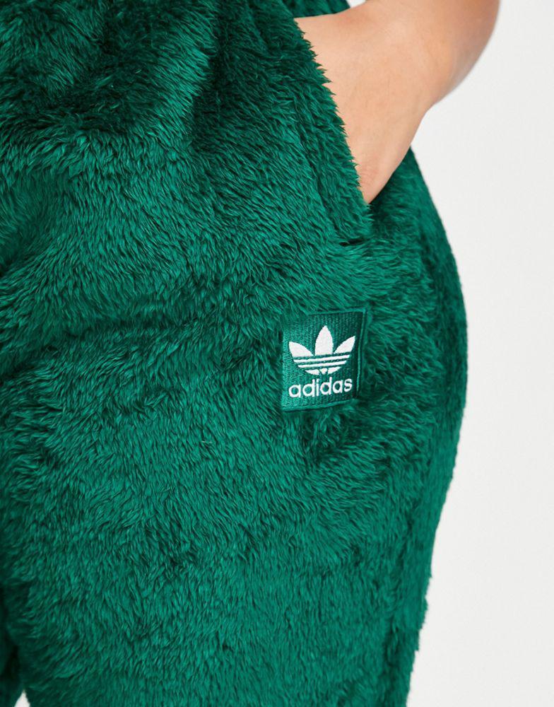 商品Adidas|adidas Originals essentials fleece joggers in dark green,价格¥518,第6张图片详细描述